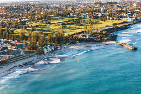 Aerial Image of COTTESLOE AT SUNRISE