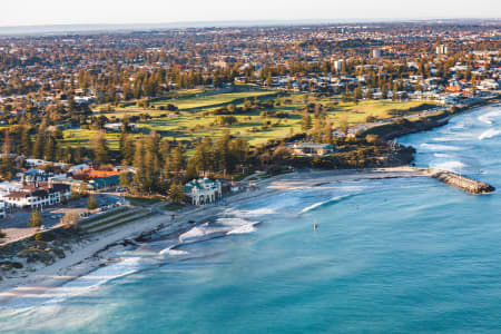 Aerial Image of COTTESLOE AT SUNRISE