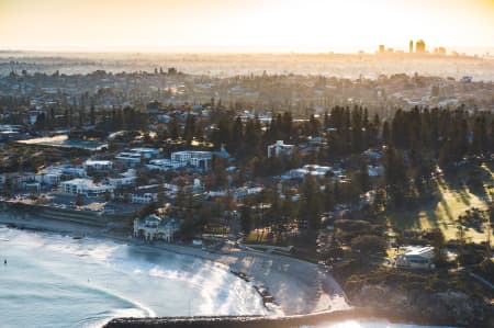 Aerial Image of COTTESLOE AT SUNRISE