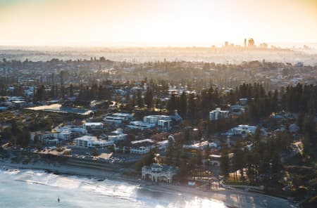 Aerial Image of COTTESLOE AT SUNRISE