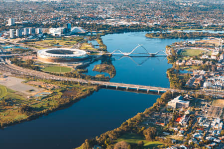 Aerial Image of OPTUS STADIUM