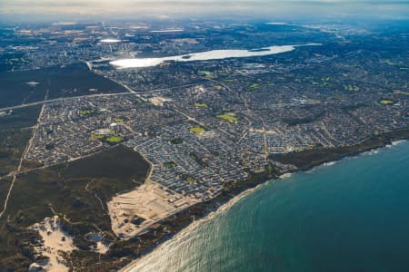 Aerial Image of BURNS BEACH