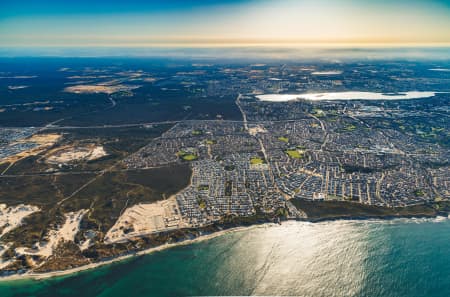 Aerial Image of BURNS BEACH