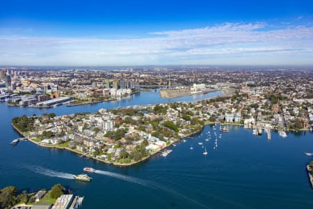 Aerial Image of BALMAIN EAST