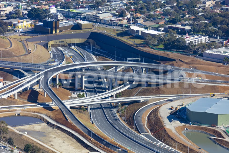 Aerial Image of WestConnex Development July 2020