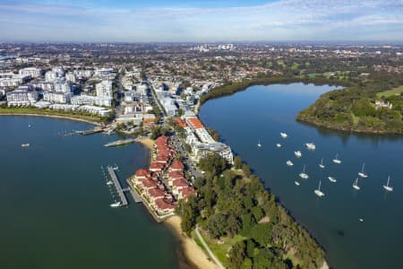 Aerial Image of GREENS POINT MORTLAKE