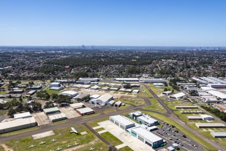 Aerial Image of BANKSTOWN AERODROME