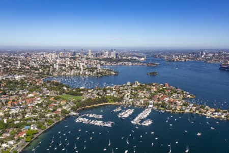 Aerial Image of POINT PIPER