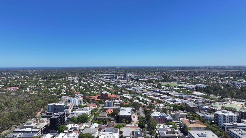 Aerial Image of WEST PERTH