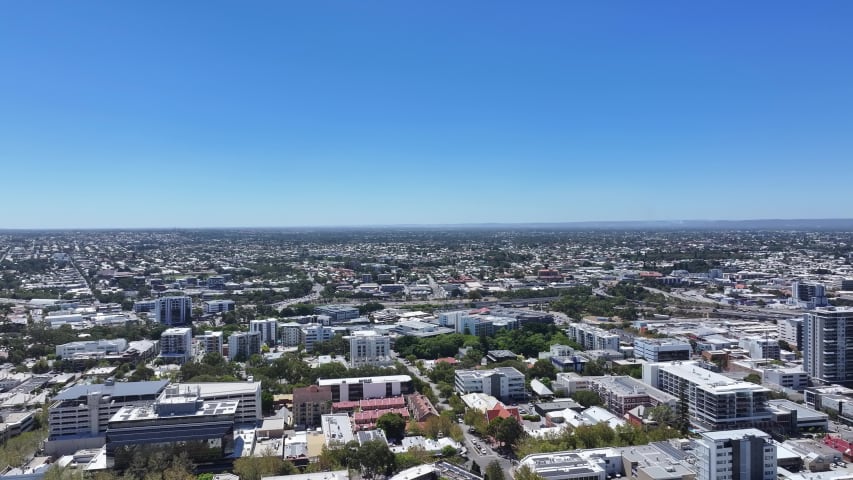 Aerial Image of WEST PERTH