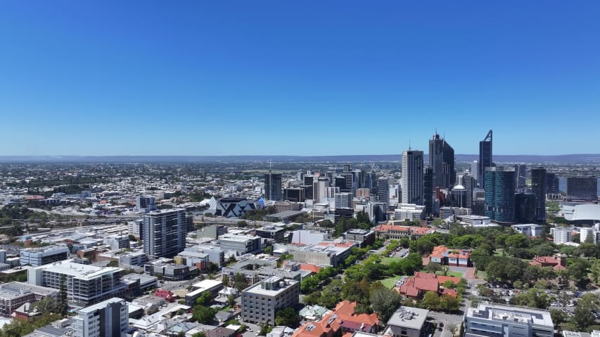 Aerial Image of WEST PERTH