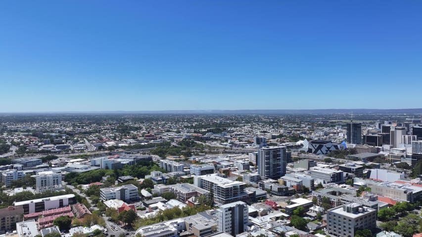 Aerial Image of WEST PERTH