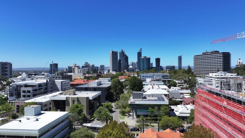 Aerial Image of WEST PERTH