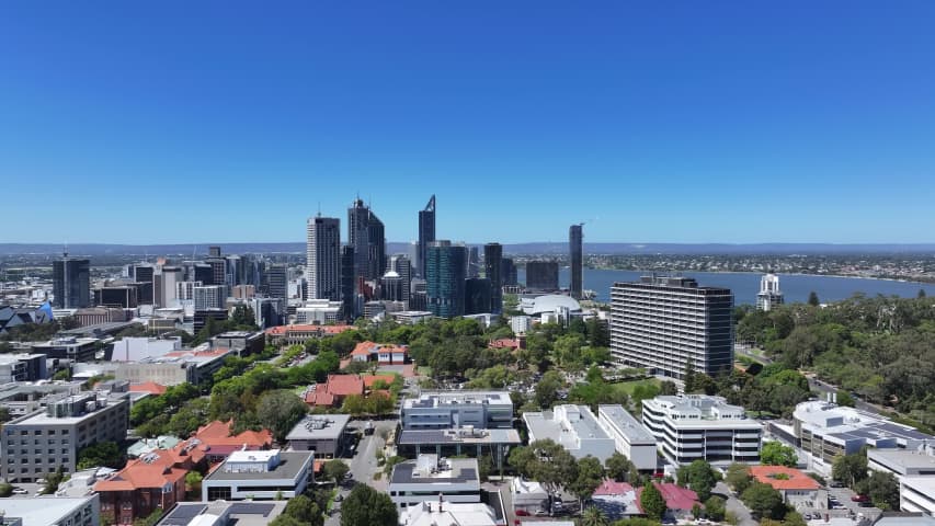Aerial Image of WEST PERTH