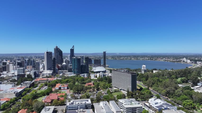 Aerial Image of WEST PERTH
