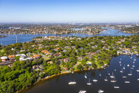 Aerial Image of HUNTERS HILL