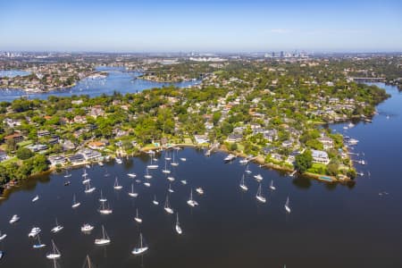 Aerial Image of HUNTERS HILL