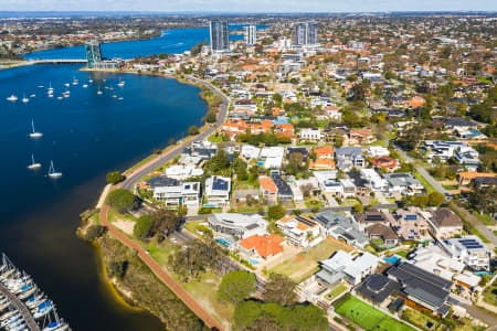 Aerial Image of APPLECROSS TO CANNING BRIDGE