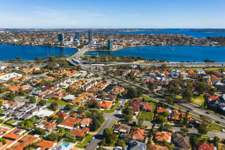 Aerial Image of COMO TO PERTH CBD