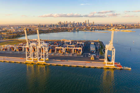 Aerial Image of SEAROAD SHIPPING TERMINAL AND PORT MELBOURNE
