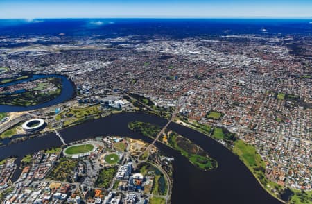 Aerial Image of EAST PERTH