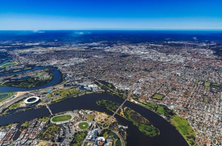 Aerial Image of EAST PERTH