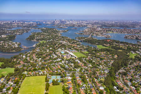 Aerial Image of HUNTERS HILL