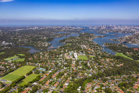 Aerial Image of HUNTERS HILL