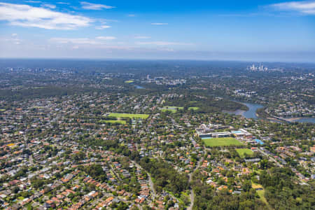 Aerial Image of HUNTERS HILL