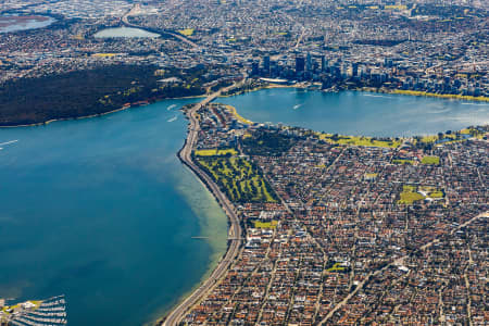 Aerial Image of SOUTH PERTH