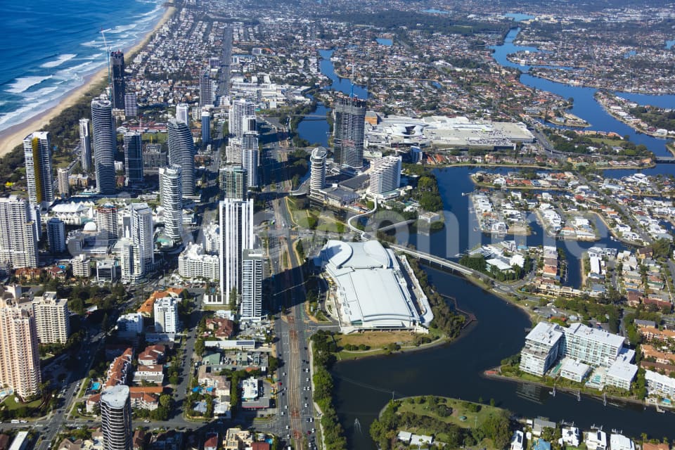 Aerial Image of Gold Coast Convention and Exhibition Centre
