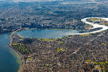 Aerial Image of SOUTH PERTH