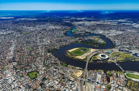 Aerial Image of EAST PERTH
