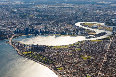 Aerial Image of SOUTH PERTH