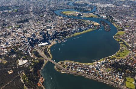 Aerial Image of SOUTH PERTH