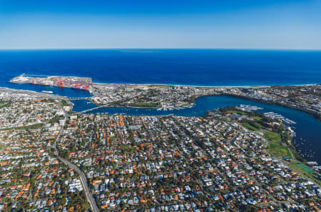 Aerial Image of EAST FREMANTLE