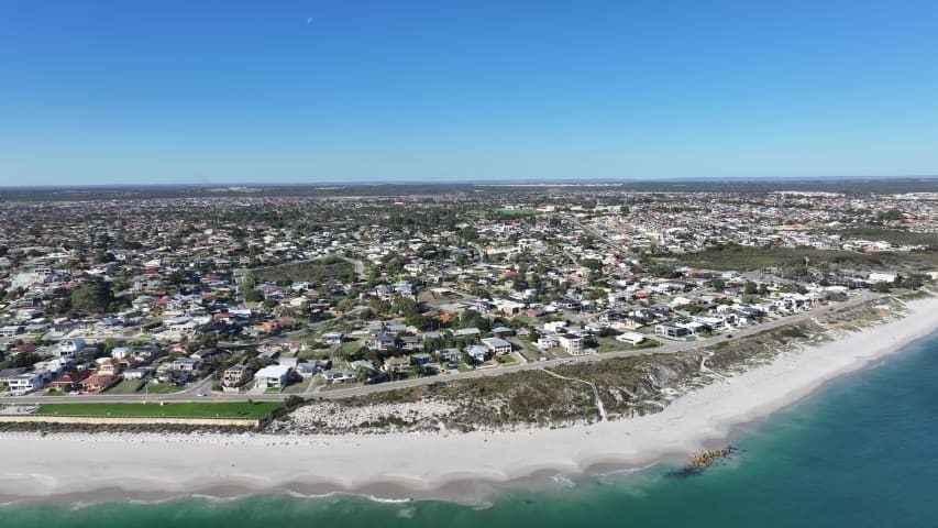 Aerial Image of QUINNS ROCKS