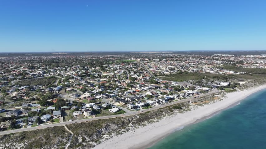 Aerial Image of QUINNS ROCKS