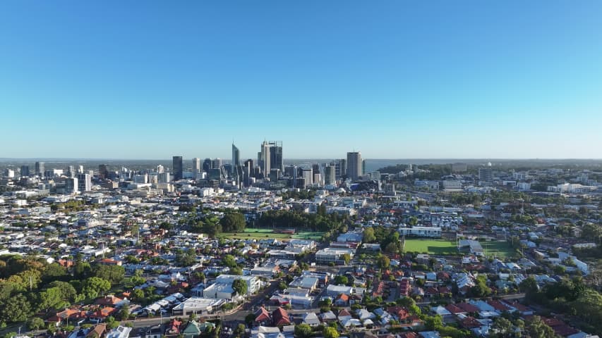 Aerial Image of WEST PERTH