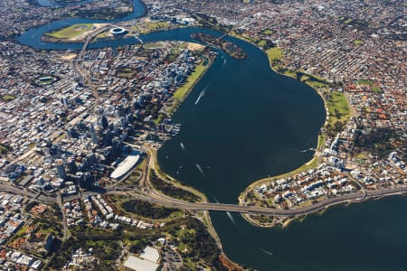 Aerial Image of SOUTH PERTH