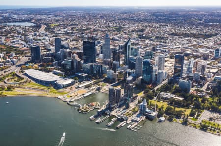 Aerial Image of ELIZABETH QUAY