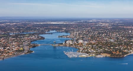 Aerial Image of APPLECROSS AND CANNING BRIDGE