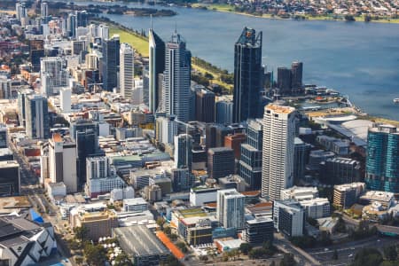 Aerial Image of PERTH CBD