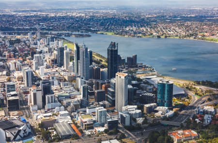 Aerial Image of PERTH CBD