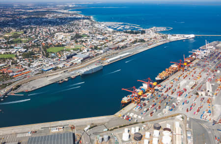 Aerial Image of FREMANTLE PORT