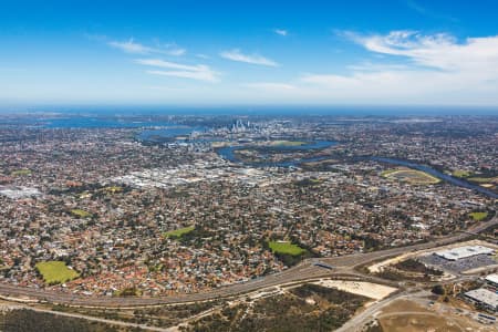 Aerial Image of PERTH DFO TOWARDS PERTH CBD