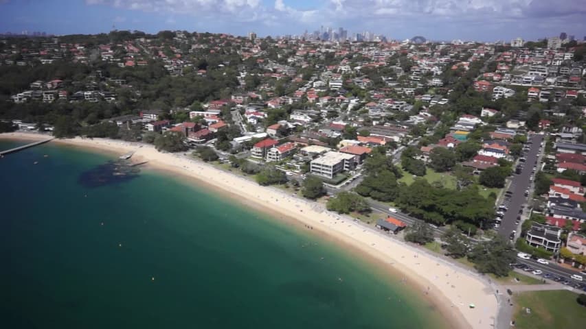 Aerial Image of MOSMAN BEACH