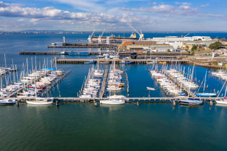 Aerial Image of WILLIAMSTOWN HARBOUR