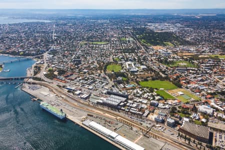 Aerial Image of FREMANTLE PORT