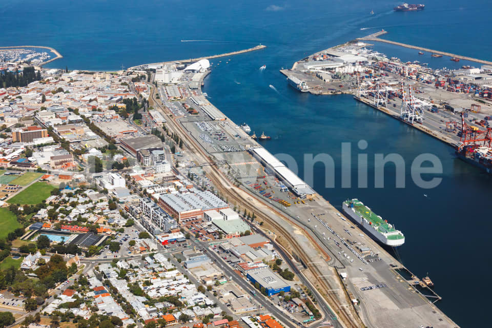 Aerial Image of Fremantle Port
